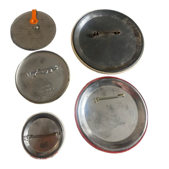 Wild Vintage Assorted Pinback Button Collection Set Of 10 - Picture 6 of 6